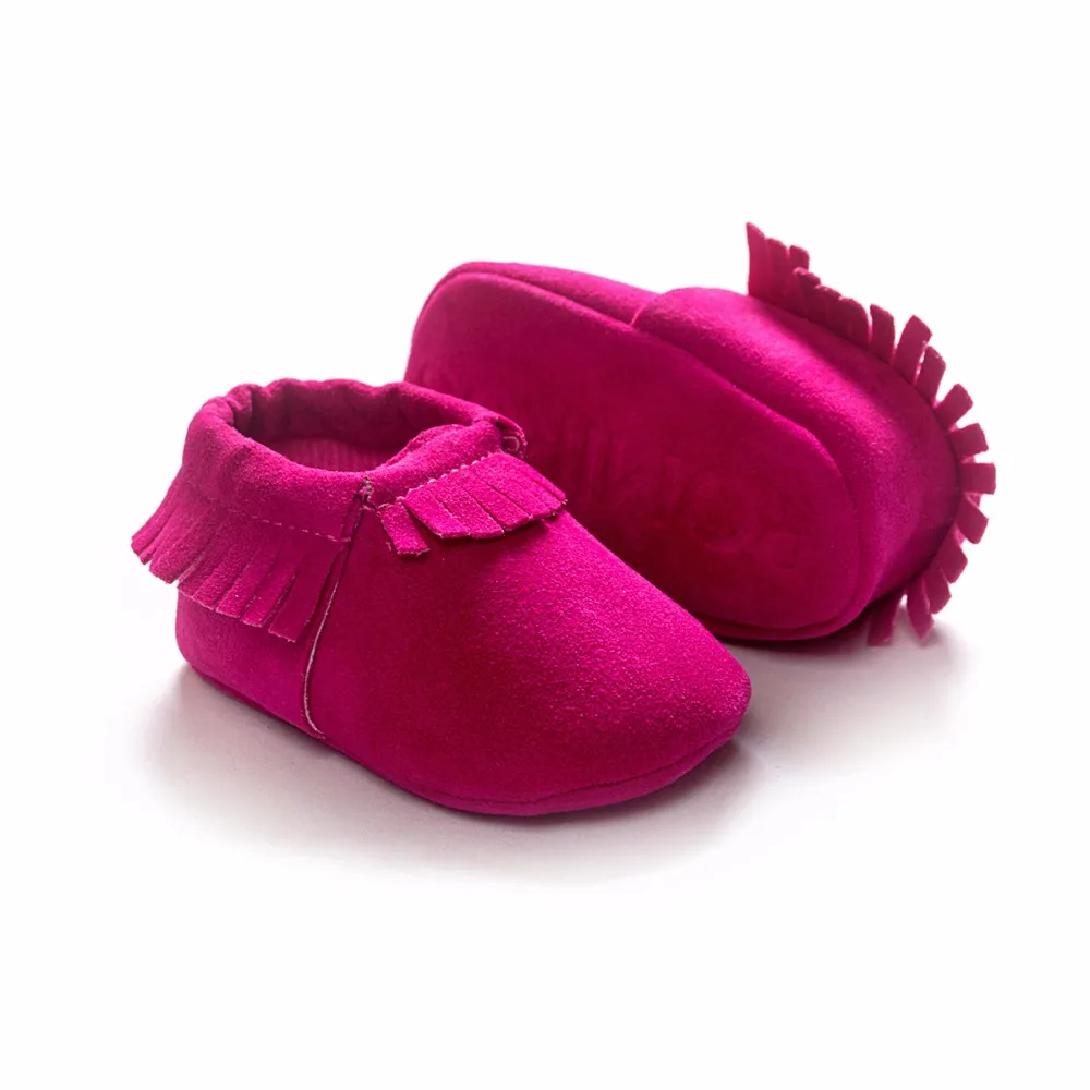 pink newborn shoes