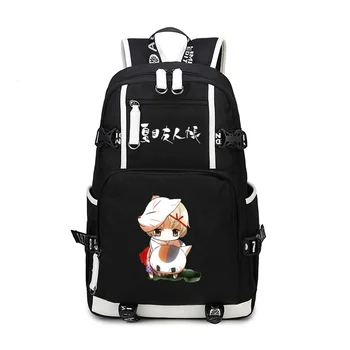 

Anime Natsume Yuujinchou Large Capacity Backpack Girl Laptop Canvas Bags School Bag Cartoon Bagpack Students Satchel Travel Bags