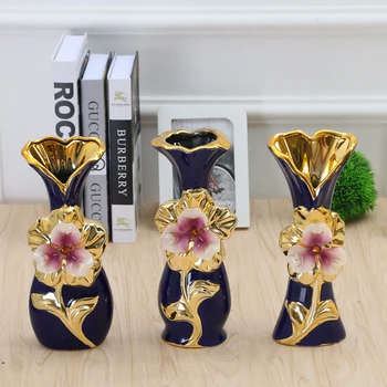 

Ceramic vase gilt Home Furnishing married the living room decoration flowers inserted Fuguizhu floral ornaments