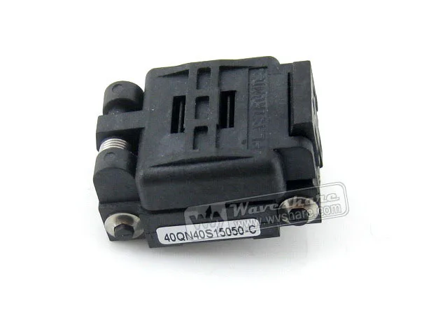 

2018 New Limited Module 40qn40k15050 40qn40s15050 Plastronics Test Socket 0.4mm Pitch Qfn40 Mlp40 Mlf40 Package