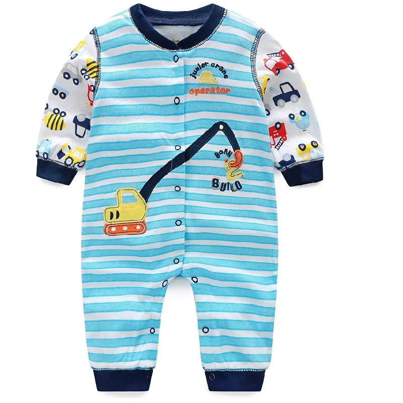 Pijama de algodón largo para bebé ropa de dormir para recién nacidos ropa de bebé niño meses monos traje de bebé pijama infantil ropa de bebe