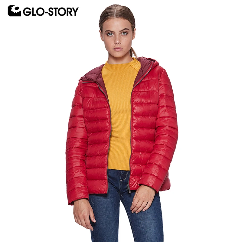 GLO STORY Для женщин 2018 Новая легкая ветровка Slim Fit двойной сторон носить тонкие