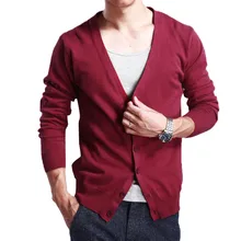 YFFUSHI 2017 New Arrival Sweater Men Spring Autumn V-neck Cardigan Men 9 Colors Sweaters Casual Style Fashion Slim Fit