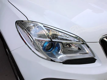 

Car Accessories Front Head Light Lamp Cover Trim ABS 2pcs For Opel Mokka/Vauxhall Mokka/Buick Encore 2013-2015