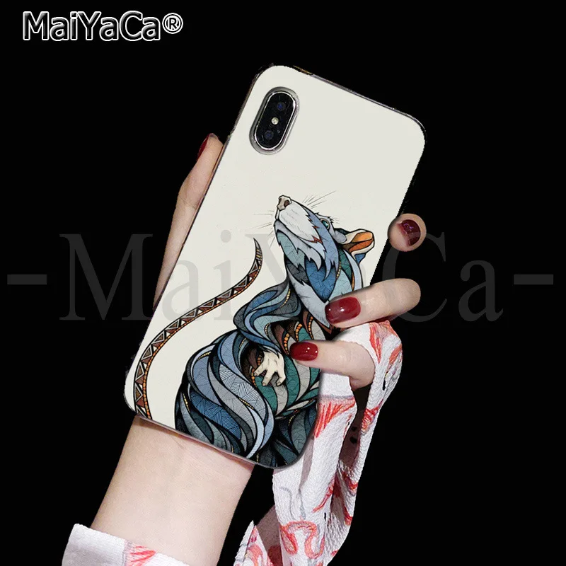 MaiYaCa милые животные крысы едят еду прекрасные аксессуары для телефона чехол Apple