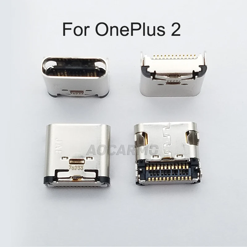 Разъем зарядного порта USB Aocarmo 5 шт./лот док станция для OnePlus One 1 2X3 5T A0001 A2001 A3000 A5000