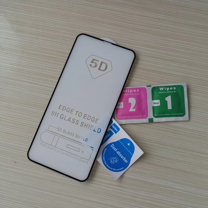 500 шт./лот 2018 защитное стекло премиум класса с полным покрытием для iPhone XS XR Max
