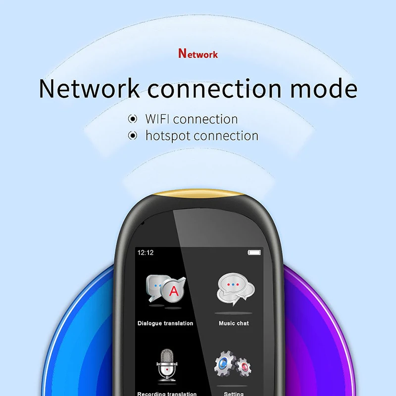 Boeleo K1 3.0 Inch Voice Translator Smart Business Travel AI Translation Machine 77 Languages Trans