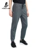 Pioneer Camp US size new close bottom sweatpants men brand clothing male joggers black dark grey AWK802195Y ► Photo 1/6