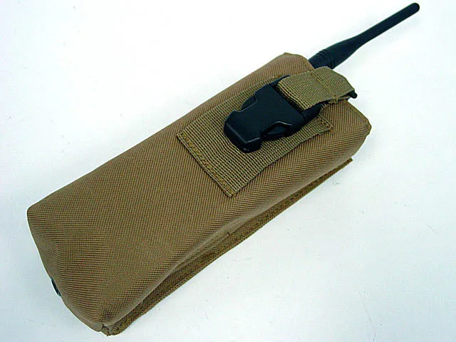 Открытый походный Кемпинг Молл тактический Молл PALS дамп чехол для рации сумка для фонарика поясная сумка для телефона - Цвет: Sand