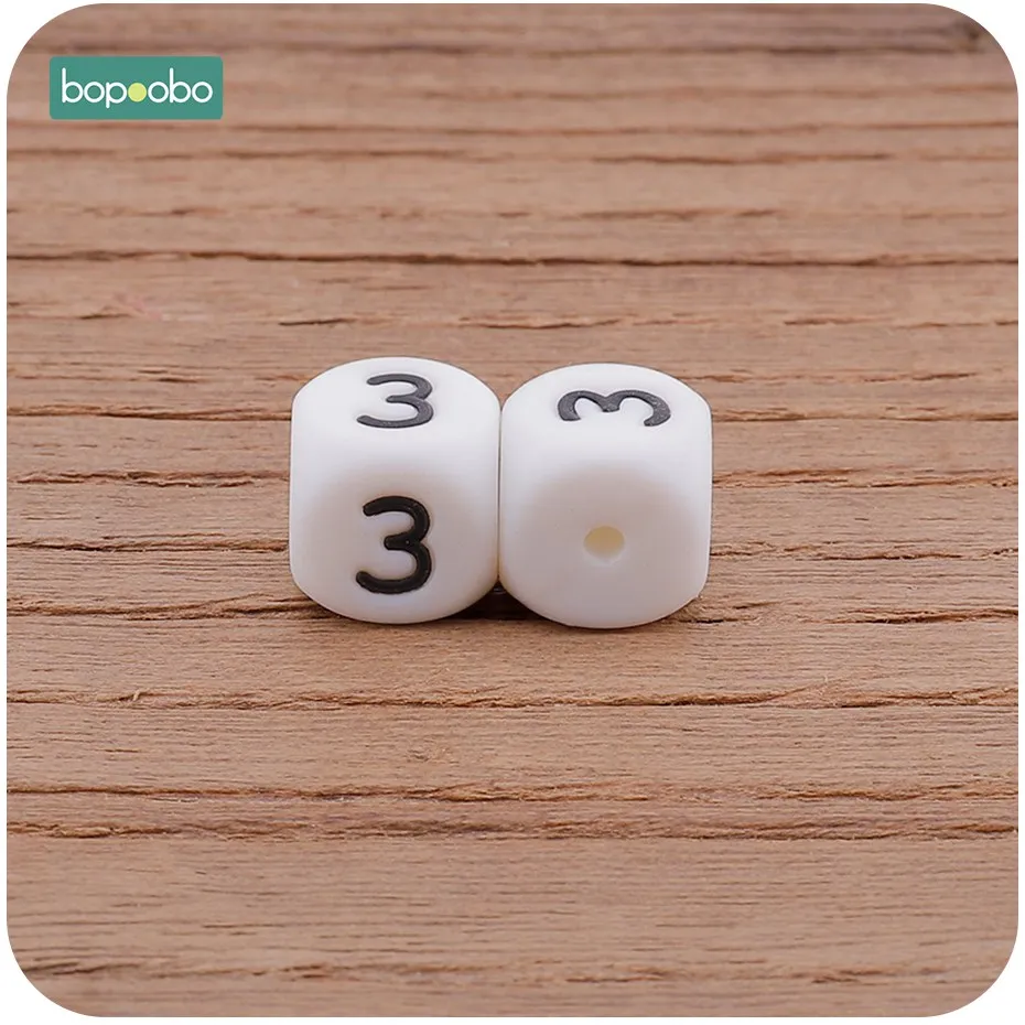 9 Bopoobo 20 шт., силиконовые бусины, игрушки, русские бусы с алфавитом, 12 мм, силиконовые жевательные бусины для прорезывания зубов, ожерелье, цепочка для соски - Цвет: 9