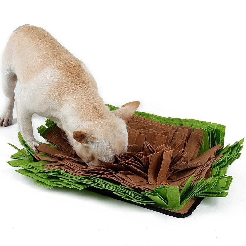 

Pet Snuffle Mat Washable Dog Training Blanket Dog Nose Work Smelling Mat Pressure Releasing Dog Puzzle Toys