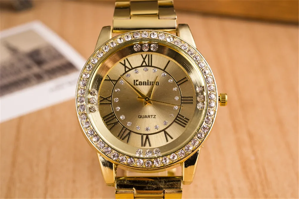 Новая Мода Тренд римские цифры Полный алмаз сплав часы мужские и женские Роскошные пара унисекс часы кварцевые часы