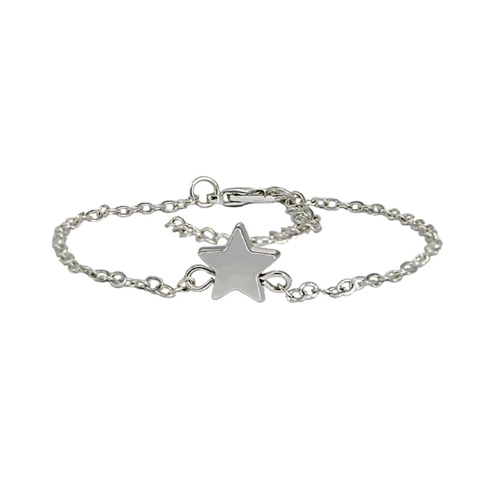 AFJ-2017-Star-High-Quality-Bracelets-For-Women-Man-Simple-Feminina-Bracelets-Bangles-Femme-Gold-Silver (2)