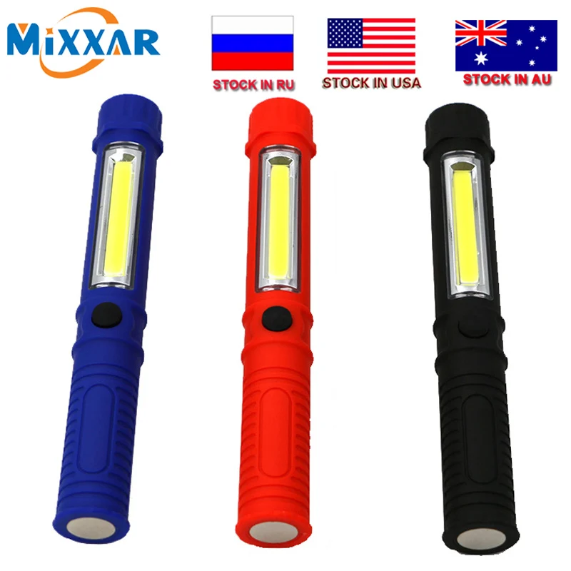 

zk10 COB LED Mini Pen Multifunction Torch light Handle work flashlight Work Hand Torch With the Bottom Magnet dropshipping