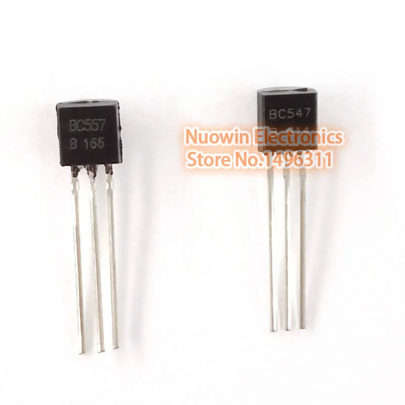 

BC547+ BC557 Each 50pcs all 100pcs/bag BC547B BC557B NPN PNP Transistor TO-92 Power Triode Transistor