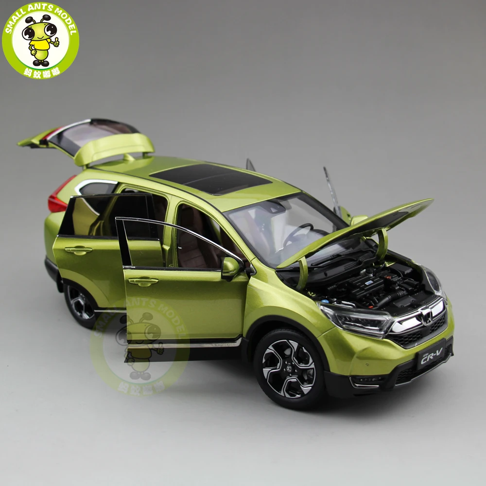 1/18 все новые CRV CR-V SUV литая модель металлический автомобиль внедорожник модель игрушки для детей мальчик девочка подарок коллекция хобби Зеленый