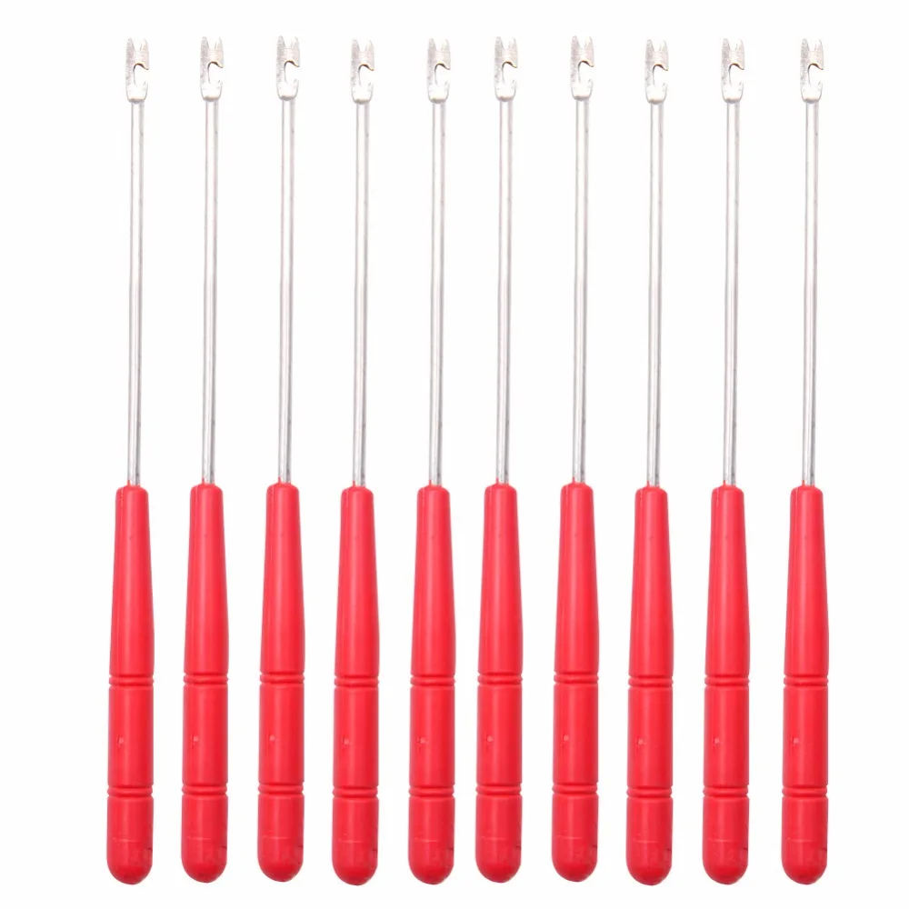 10Pcs Stainless Steel Hook Removers Portable Fishing Tackle Fish Hook