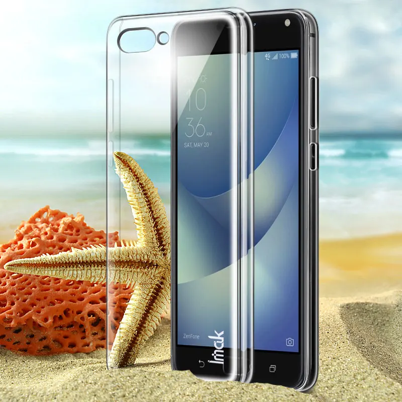 

For Asus ZenFone 4 Max ZC554KL Case iMAK Wear Resistant Transparent Crystal Hard Phone Case for Asus ZenFone 4 Max Bumper case
