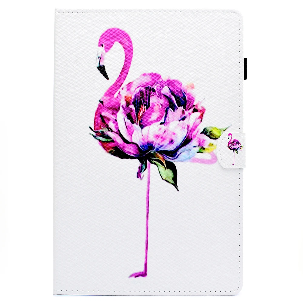 Модный чехол для планшетного ПК с рисунком Samsung Tab A 10 1 P580 P585 умный флип подставкой