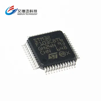 

5Pcs STM32F103C8T6 Performance line, ARM-based 32-bit MCU with Flash, USB, CAN, seven 16-bit timers LQPF48 New and original