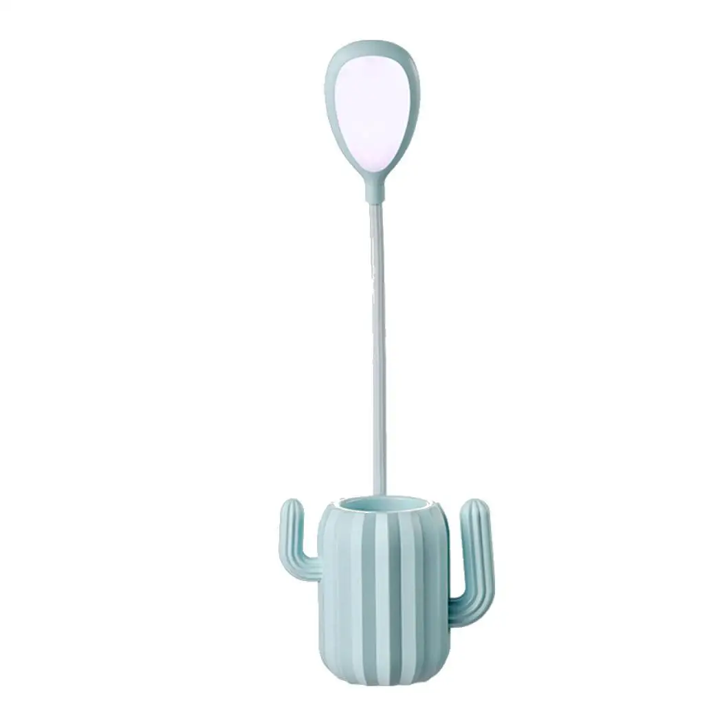 

Creative LED Cactus Desk Lamp with Home, Office Pen Storage 350Lux 3W Holder Table DC3.7V Lamp 18650 1200mAh