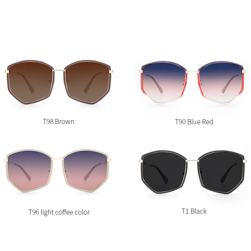 KANSEPT 2019 New Sunglasses Women Driving Pentagon Sunglasses Polarized UV400 Gradient Lens Eyewear Accessories for Women#Y29918