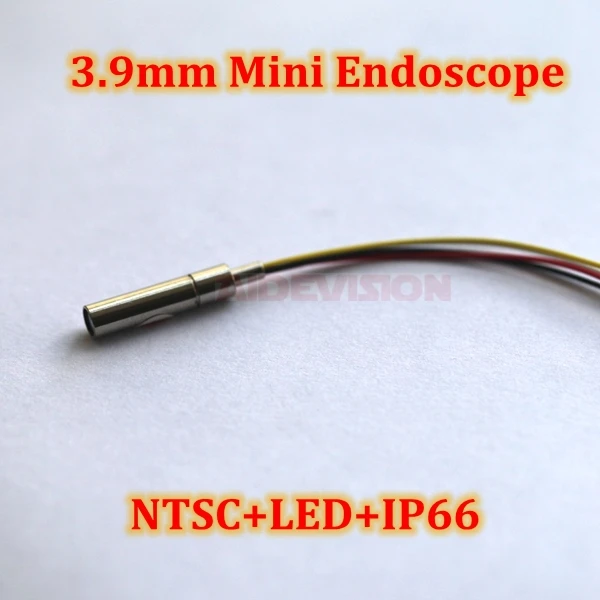 Mini 3.9mm medical 1/18" smallest endoscope camera with LEDin