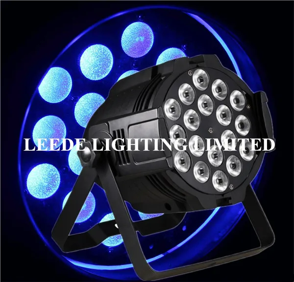 

Free shipping 4pcs/lot High Quality 18*18W RGBAW+UV 6 in 1 Par led light LED spotlight stage par64 light