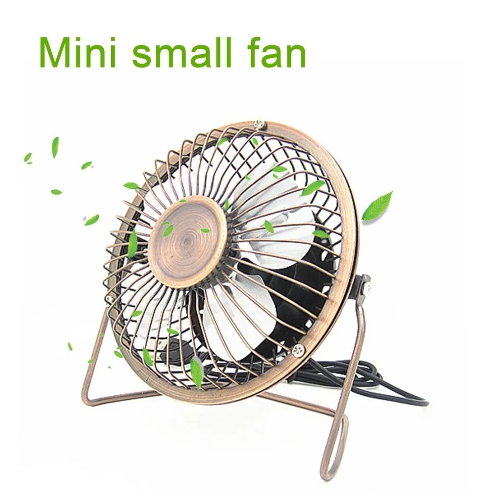 

Portable 4-Inch USB Cooling Fan Small 4 Blades Desk USB Cooler Super Mute Silent Mini Car USB Fan For PC / Laptop / Notebook