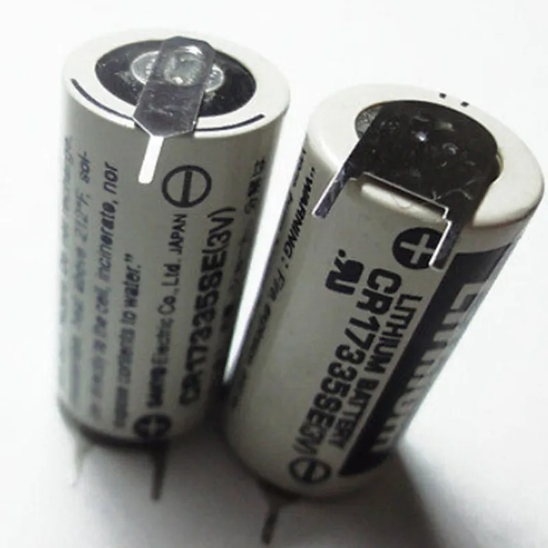 Brand New CR17335 CR17335SE CR123A 3V 1300mah with weld leg PLC Lithium