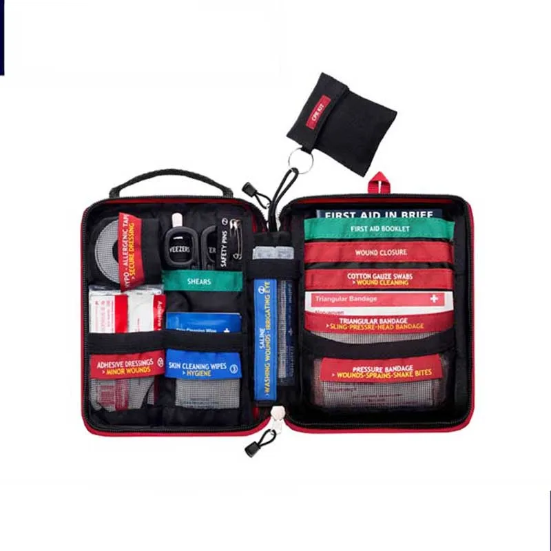 Мини первой помощи Наборы выживания Шестерни Спецодежда медицинская травмы