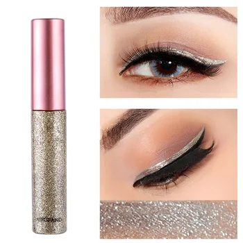 

10 Colors Professional Eyeliner New Shiny Long Lasting Cosmetics for Women Pigment Rose Gold Color Liquid Glitter Eye liners
