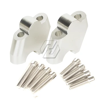 

CNC Silver Black Motorcycle Handlebar Riser Clamps Handle Clamp Case for Honda NC700X NC750X NC750S All Year