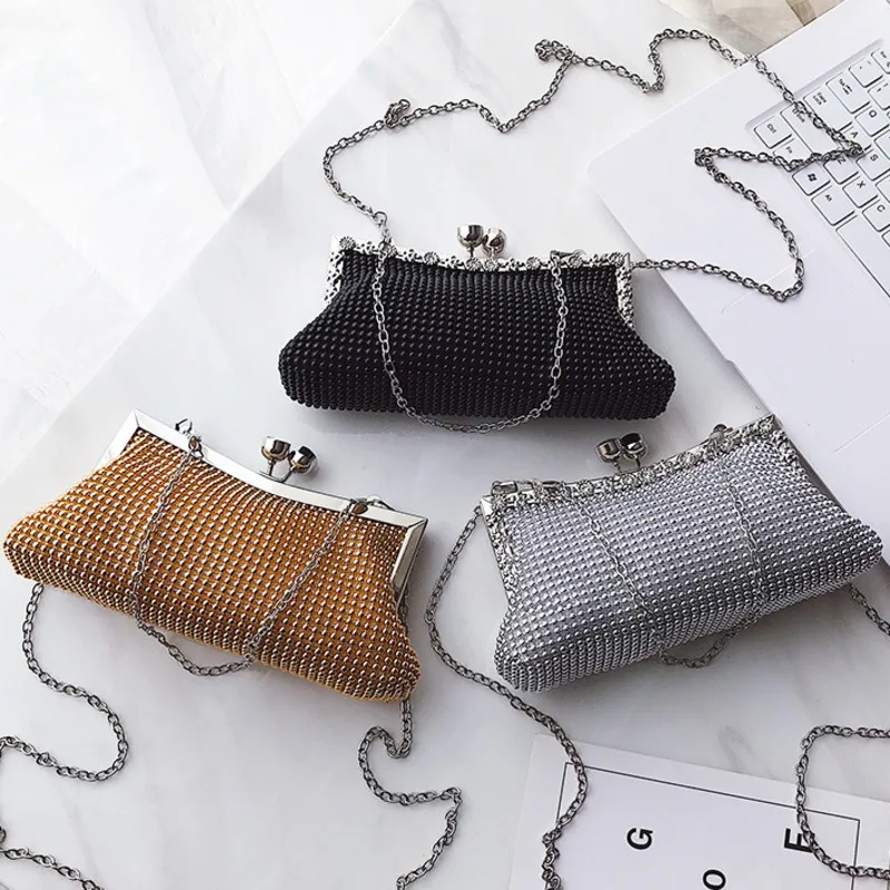

Tote Crossbody Bags For Women 2019 High Quality Luxury Handbags Designer Ladies Hand Chain Rivet Diamonds Shoulder Messenger Bag