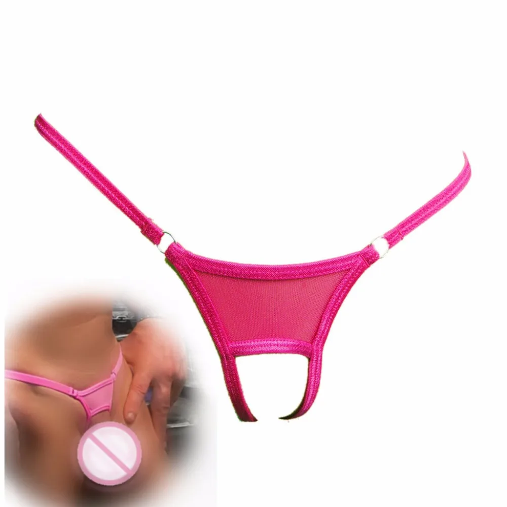

men thongs open crotch mesh transparent mini Micro G-String male g string mesh rings low-rise mens underwear expose cock gay