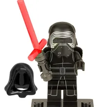 GUSUG 40 шт. XH144 супер герои черный злодей WuLoren Force 7 Пробуждение отряд самоубийц строительные блоки детские игрушки