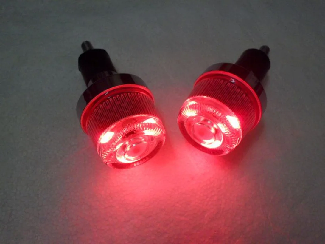 1 Pair Road Bicycle Bike Turn Signal LED Lights CNC Aluminum Handlebar