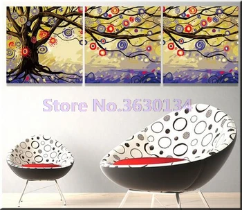 

5D Diamond Mosaic Diy Diamond Painting Cross Stitch Diamond Embroidery Patterns Rhinestone Tree 3Pcs Series