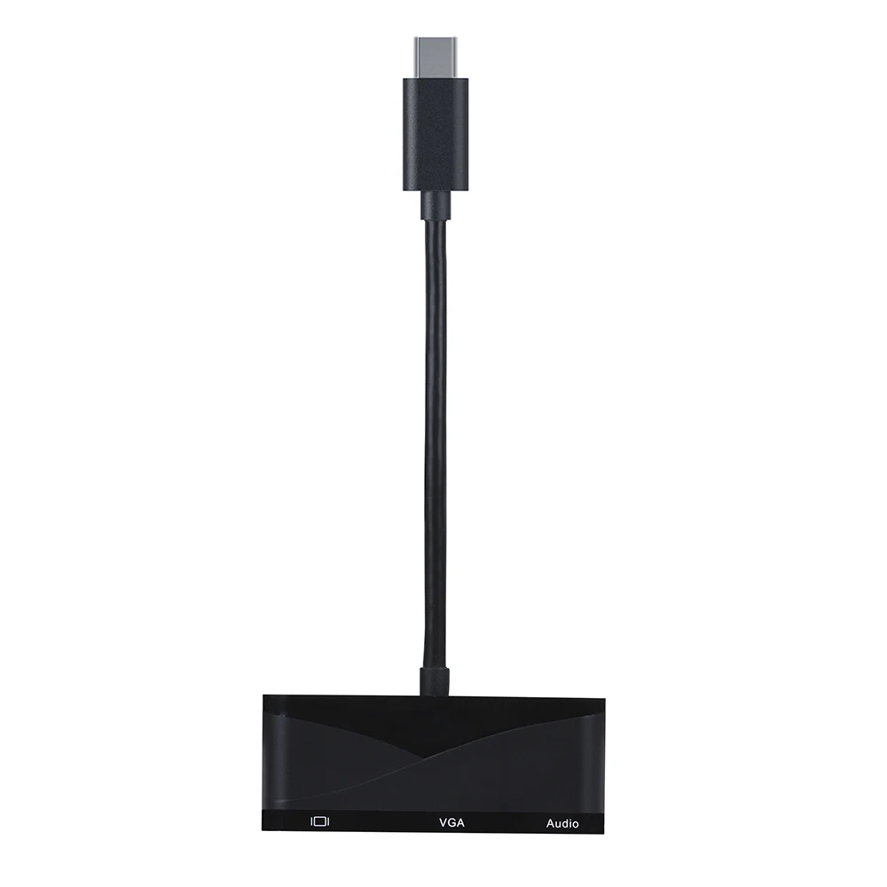 3-in-1 Thunderbolt USB Type C to HDMI VGA Audio Adapter 3.1 4K*2K Power Delivery Support Wholesale | Электроника