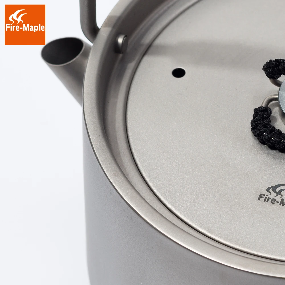 Fuego Arce Panna serie Titanium al aire libre camping café tetera 1L tetera ultraligero senderismo picnic campamento conjunto