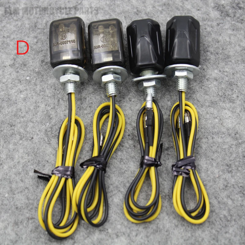 4 шт./компл. 6 LED 12V Универсальный мини мотоциклетный мигалка с сигналом