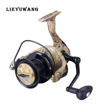LIEYUWANG AFS5000-10000 усиленное пластиковое тело металлическое рокер удаленное колесо Карп Рыболовная спиннинговая катушка тяга соль baitcasing катушка