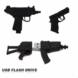 100% Полный usb флеш-накопитель черный пулемет флеш-накопитель usb флешка 2,0 U Диск флеш-накопитель 4 ГБ 8 ГБ 16 ГБ 32 ГБ карта памяти