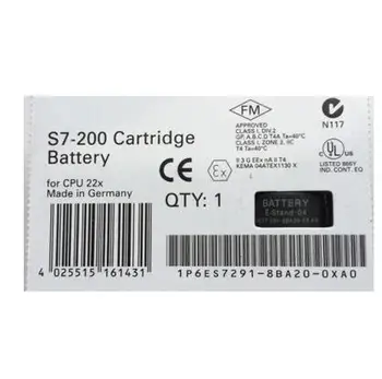 

1PCS New S7-200 Cartridge Battery 6ES7291-8BA20-0XA0 PLC CPU 22X lithium battery 6ES7 291-8BA20-OXAO