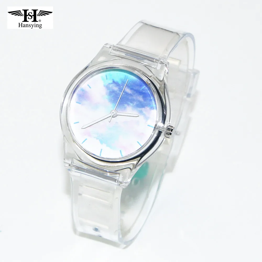 

Hansying Sky Pattern Design Women Analog Quartz Wrist Waterproof Watch Student Fashion Dress Quartz Watches Clock