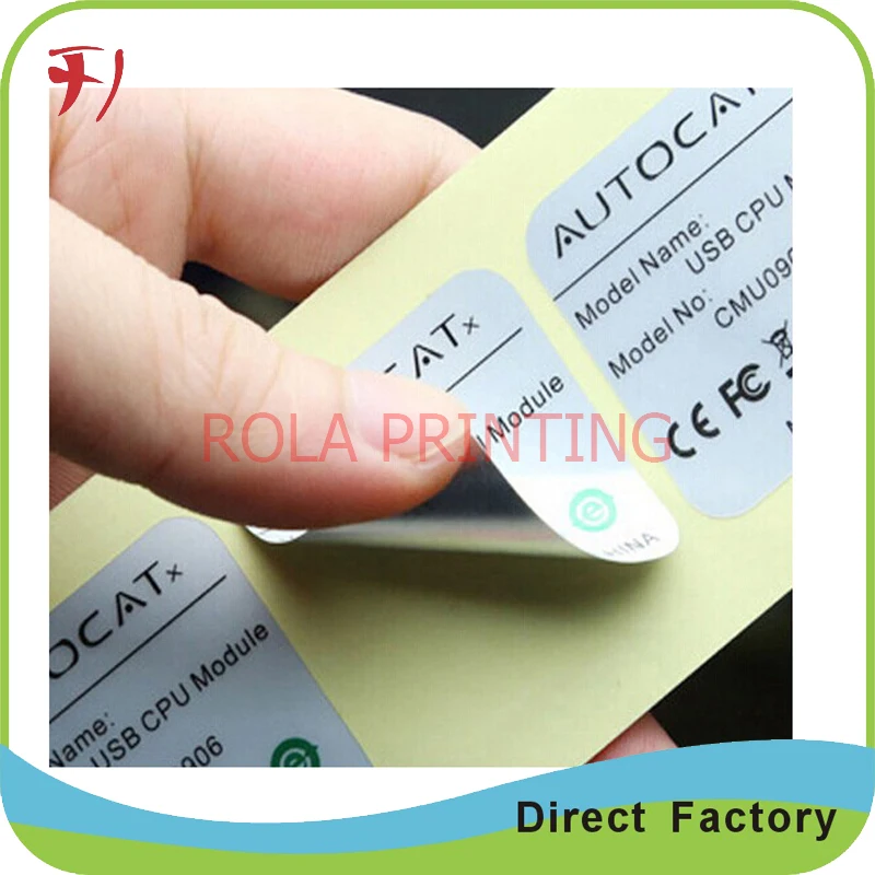 Adhesive label sticker customized,vinyl cosmetic label with hot