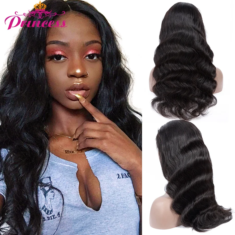

360 Lace Frontal Wig Pre Plucked Hairline Brazilian Body Wave Lace Frontal Human Hair Wigs With Baby Hair Remy Princess Hair