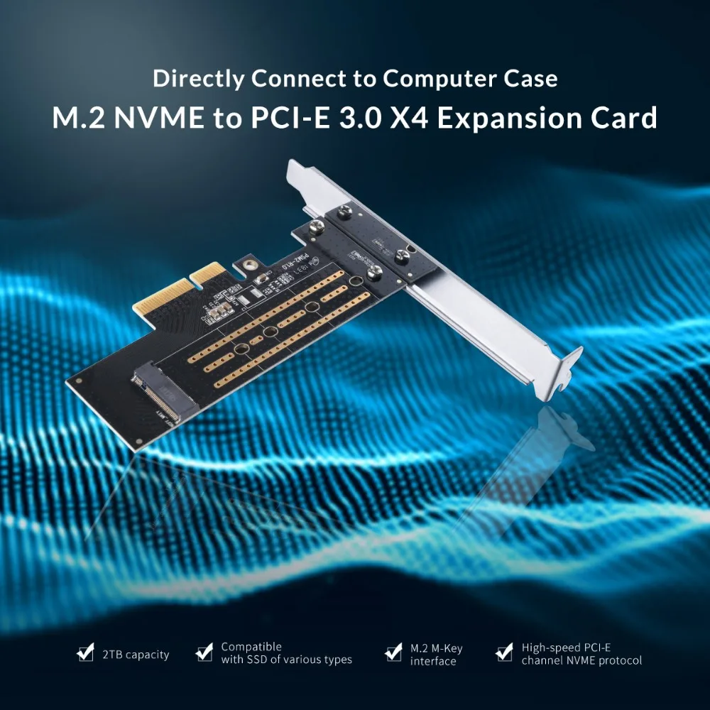 ORICO M.2 NVME к PCI-E 3,0X4 Плата расширения для ноутбука Поддержка Windows XP/7/8/Vista 10