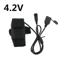 4 2 В USB DC Аккумулятор Перезаряжаемый 4X18650 6400mAh велосипедный